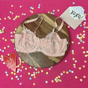 NWT Pink Unlined Balconette Bra - Auden